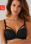 petite fleur gold Liemenėlė su suformuotais kau&scaron;eliais &raquo;Seduction&laquo; su sexy B&auml;nder-Optik sexy Dessous