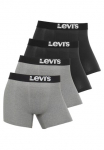 Levi's&reg; Kelnaitės &scaron;ortukai &raquo;Men Solid Logo Kelnaitės &scaron;ortukai 4vnt. Pack&laquo; Rinkinys 4er-Pack su platus Logobund