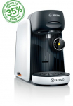 TASSIMO Kapsulinis kavos aparatas &raquo;finesse friendly TAS162E intensiverer Kaffee ant Kopfdruck&laquo; i&scaron; Recyclingmaterial mehr Intensit&auml;t per Knopfdruck juoda spalva