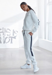 French Connection Sportinio stiliaus kelnės su &scaron;oninis Kontrast-Eins&auml;tzen Loungewear
