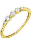 Firetti Auksinis žiedas &raquo;Schmuck Dovanų Gold 375 žiedas Ring&laquo; su Zirkonia (synth.)