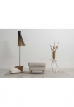 Home affaire Mink&scaron;tas pufas &raquo;Arellano plotis 63 cm&laquo; 1 Stk. dalys Klasikinio stiliaus Design su Massivholzf&uuml;&szlig;en Webstoff smulkus Chenille