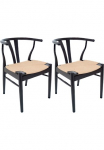 Hammel Furniture Auk&scaron;ta kėdė &raquo;Findahl by Hammel Freja&laquo; (Set) 2 Stk.Massivholz su Flechtsitz versch. Farbvarianten