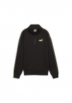 PUMA Mar&scaron;kinėliai ilgomis rankovėmis &raquo;ESS TAPE MINIMAL GOLD HALF-ZIP MOCK NECK FL&laquo; Comfort forma su Užtrauktukas su stačia apykakle su Folienaufdruck