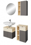 Saphir Vonios kambario baldų komplektas &raquo;Quickset 394&laquo; rinkinys rinkinys 4 Stk. dalys