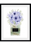 OTTO home Paveikslas su grotelės &raquo;Blumen Parf&uuml;m - Įrėmintas Digitaldruck - Wandbild&laquo; Blumenbilder | Gr&auml;ser | Kunst | Vazos & T&ouml;pfe 1 Stk. dalys Holzrahmen - dekoracija