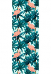 queence Viniliniai tapetai &raquo;Rey&laquo; Motiv | floral | gebl&uuml;mt | gemustert glatt 90x250cm selbstklebend kinderleichte Anbringung Sticker