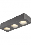 GLOBO LIGHTING LED Lubinis &scaron;viestuvas &raquo;HANGARAU&laquo; LED-Modul 1 Stk. Warmwei&szlig; Spot/grau/3000K/Flur/Wohnbereich/LxBxH: 1800x85x185mm