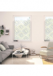 LICHTBLICK ORIGINAL Dekoratyvinė plėvelė langui &raquo;Fensterfolie selbstklebend Sienelė Stripy Boho Rectangle - Beige&laquo; 1 Stk. blickdicht glatt statisch haftend