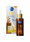 Nivea Veido serumas &raquo;Q10 nuo rauk&scaron;lių EXPERTE Dual Action Serum&laquo; Beugt zuckerbedingte Falten vor ir mindert selbst tiefe Falten.