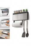 Metaltex Virtuvinis popieriaus laikiklis &raquo;Tango Inox&laquo; Edelstahl/Kunststoff