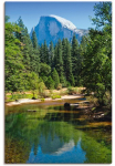 Artland Paveikslas ant drobės &raquo;Yosemite Valley Half Dome River of Mercy&laquo; Gew&auml;sser 1 Stk. dalys ant Holzrahmen gespannt