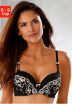 LASCANA Liemenėlė su suformuotais kau&scaron;eliais &raquo;Fabiola&laquo; su lankeliai ir subtilus nėrinių Dessous
