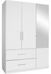 rauch Drabužių spinta &raquo;Dreht&uuml;renschrank spinta Kabykla skalbinių spinta miegamojo kambario baldai ALVOR&laquo; plotis 91/136/181 cm auk&scaron;tis 197 cm erh&auml;ltlich pasirinktinai su veidrodis 2 gro&szlig;e Stalčius pagamintas in GERMANY