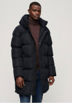 Superdry Dygsniuota striukė &raquo;HOODED SPORTS PUFFER MID JKT&laquo; su gobtuvas Kunstfaser relaxed forma