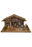 Alfred Kolbe Krippe &raquo;Krippenstall&laquo; su 13 cm Poly-Figuren 11tlg.