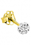 Amor Auskaras &raquo;Schmuck Dovanų Single Auskarai dėl ein Ohr 9035564 Gold 585&laquo; su Kristallstein