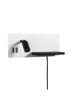 Paulmann LED Sieninis &scaron;viestuvas &raquo;Serra 2700K 650lm / 200lm 230V 55 / 1x26W&laquo; 1 Stk. Warmwei&szlig; Lempa USB laikmena C dimmbar