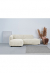 Home affaire Kampinė sofa &raquo;OSTRUP Rundsofa L-Form Naturt&ouml;ne Boucle&laquo; plotis 278 cm organische forma su sanften Rundungen
