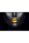 Papermoon Fototapetas &raquo;Abstraktes goldenes Make-up&laquo;