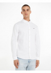 Tommy Jeans Tommy Džinsai mar&scaron;kiniai ilgomis rankovėmis &raquo;TJM siauras Stretch Oxford Shirt&laquo; su Flaglabel ant der Brust