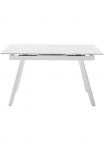 MCA furniture Valgomojo stalas &raquo;PARENZO Auzugtisch 140-180 cm wei&szlig; marmoriert - iki 8 Personen&laquo; 1 Stk. dalys Keramik metalas wei&szlig; Synchronauszug i&scaron;skleidžiamas 6-8 asmenys