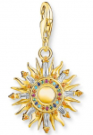 THOMAS SABO Pakabukas &raquo;Sonne&laquo; su Glas-Keramik Stein