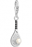 THOMAS SABO Pakabukas &raquo;Tennisschl&auml;ger su wei&szlig;er Perle&laquo; su S&uuml;&szlig;wasserzuchtperle