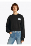 Tommy Jeans Tommy Džinsai Sportinio stiliaus megztinis &raquo;TJW RLX CRP TJ BUBBLE CREW&laquo; su gro&szlig;em Logodruck ant dem R&uuml;cken