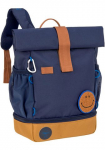 L&Auml;SSIG Vaiki&scaron;ka kuprinė &raquo;Little Gang Mini Rolltop Kuprinė navy&laquo; Reflektoren i&scaron; recycelten PET-Flaschen