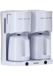 Severin Kavos virimo aparatas su filtru &raquo;KA 9314 Duo-Filterkaffeemaschine su 2 Thermokannen&laquo; 1 l Kavinukas Papierfilter 1x4