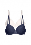Dorina Liemenėlė &raquo;Lincoln&laquo; 2vnt. Pack lengvai Dėklas Cups nėriniuotos detalės universal