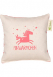 herbalind &Scaron;ildanti pagalvėlė &raquo;4103&laquo; Kindergetreidew&auml;rmekissen 4103 Einw&auml;rmchen 19x19 cm Dark Rose/Natur
