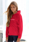 KangaROOS Sportinis megztinis su gobtuvu &raquo;Hoodie su Logoprint&laquo; Ilgomis rankovėmis mar&scaron;kinėliai ra&scaron;tuotas i&scaron; Sweatware su medvilnė su su ki&scaron;enėmis