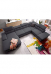sit&more Sofa &raquo;Alcatraz U-Form&laquo; patogi su miegojimo funkcija