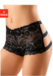 petite fleur gold Panty-Ouvert im attraktiven dvigubas su madingas Spitzenb&auml;ndern Reizw&auml;sche