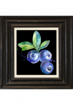 queence Paveikslas ant drobės &raquo;Heidelbeeren&laquo; Kunst | Obst | Obst paveikslas/nuotrauka | Stillleben Premium-Leinwandstoff Handarbeit i&scaron; Deutschland 40x40cm