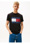 Tommy Jeans Tommy Džinsai Mar&scaron;kinėliai Mar&scaron;kinėliai apvalia i&scaron;kirpte Regular forma Logo-Druck