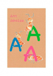 Komar Paveikslas &raquo;ABC Animal A&laquo; Buchstaben 1 Stk. dalys paveikslas zur dekoracija - be grotelės
