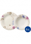 Villeroy & Boch Indų komplektas &raquo;Mariefleur Gris Basic&laquo; Dekoratyvinė lėk&scaron;tė rinkinys pagamintas in Germany Fine China Porzellan