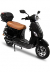 Rolektro E-Motorroller &raquo;Retro 45 Lithium V. 2021&laquo; iki zu 70 km Reichweite su USB-Anschluss ir integr. Signalizacija