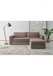 Home affaire Baldų komplektas &raquo;PIAGGE&laquo; 2 Stk. dalys 3 vietė sofa su miegojimo funkcija ir Loveseat-Hocker im rinkinys
