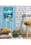 queence Metalinis paveikslas &raquo;Austria&laquo; Berge & Alpenbilder | &Ouml;sterreich 1 Stk. dalys Stahlschilder