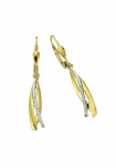 Diamonds by Ellen K. Pora auskarai &raquo;333 Gold zweifarbig Brillant 008ct.&laquo;