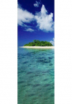 living walls Fototapetas &raquo;S&uuml;dseeinsel&laquo; glatt fototapetas Meer Strand Blau Gr&uuml;n Beige 100 m x 280 m tapetai