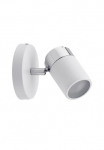 Paulmann Lubinis &scaron;viestuvas &raquo;Spotlight Zyli IP44 max. 1x10W Wei&szlig;/Chrom 230V Metall&laquo; GU10 1 Stk. GU10