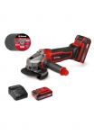 Einhell Akumuliatorinis &scaron;lfuoklis &raquo;TE-AG 18/125-2 Li (1x40Ah)&laquo; ir Akumuliatorinis ir įkroviklis