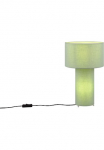 TRIO Leuchten TRIO Ap&scaron;vietimas Stalo &scaron;viestuvas &raquo;BALE Nachttischlampe Stoff exkl 2xE27 max 10W su Schnurschalter&laquo; E27 1 Stk. warmwei&szlig; - kaltwei&szlig; Ap&scaron;vietimas im Fu&szlig; ir im stalinė lempa auk&scaron;tis 40cm &Oslash;24cm stalinis &scaron;viestuvas