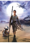 Komar Fototapetas &raquo;STAR WARS Rey - Gr&ouml;&szlig;e 184 x 254 cm&laquo; ra&scaron;tuotas glatt vaikų kambario baldų komplektas