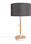 Paco Home Stalinis &scaron;viestuvas &raquo;EK CA universal COLOR&laquo; E27 Naktinis su Schalter Stofflampe vintažinio stiliaus Skandinavisch